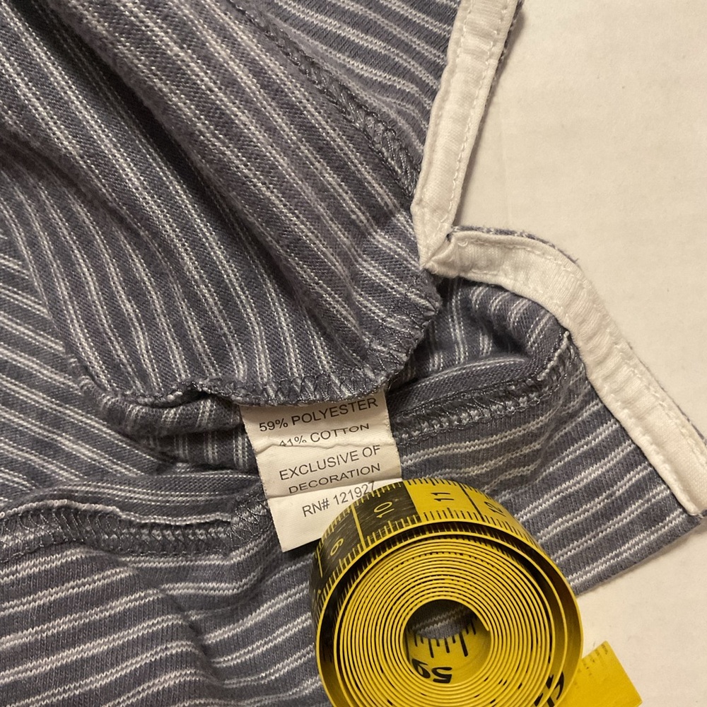 Johnnie O Hangin’ Out Men’s Pullover Gray Striped Quarter Zip - Picture 11 of 11